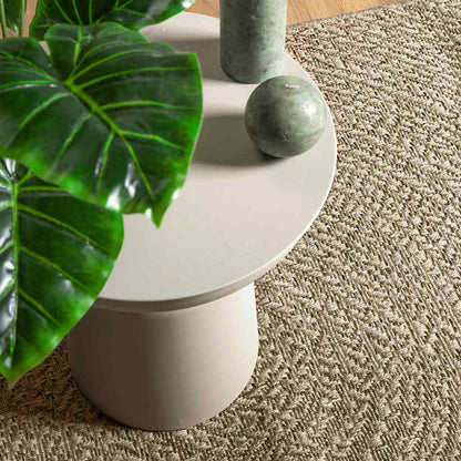 Vidaxl Alfombra Zizur Apariencia Yute Interior Exterior Beige 60x110cm_1
