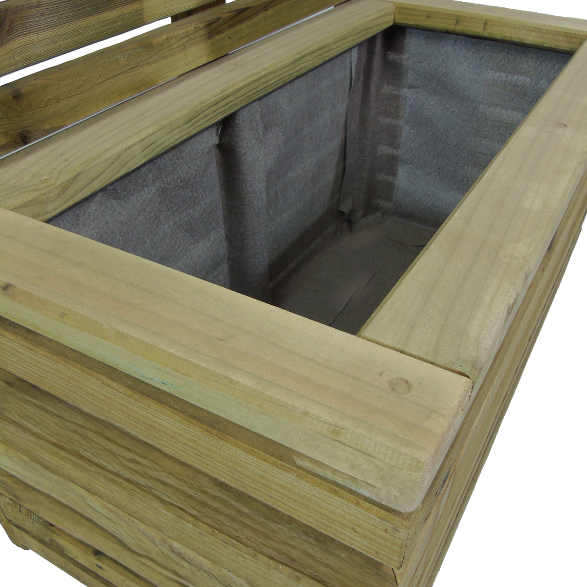 Jardinera Con Panel 150 Cm Mavira Vidahuerto 100x50x50 Cm