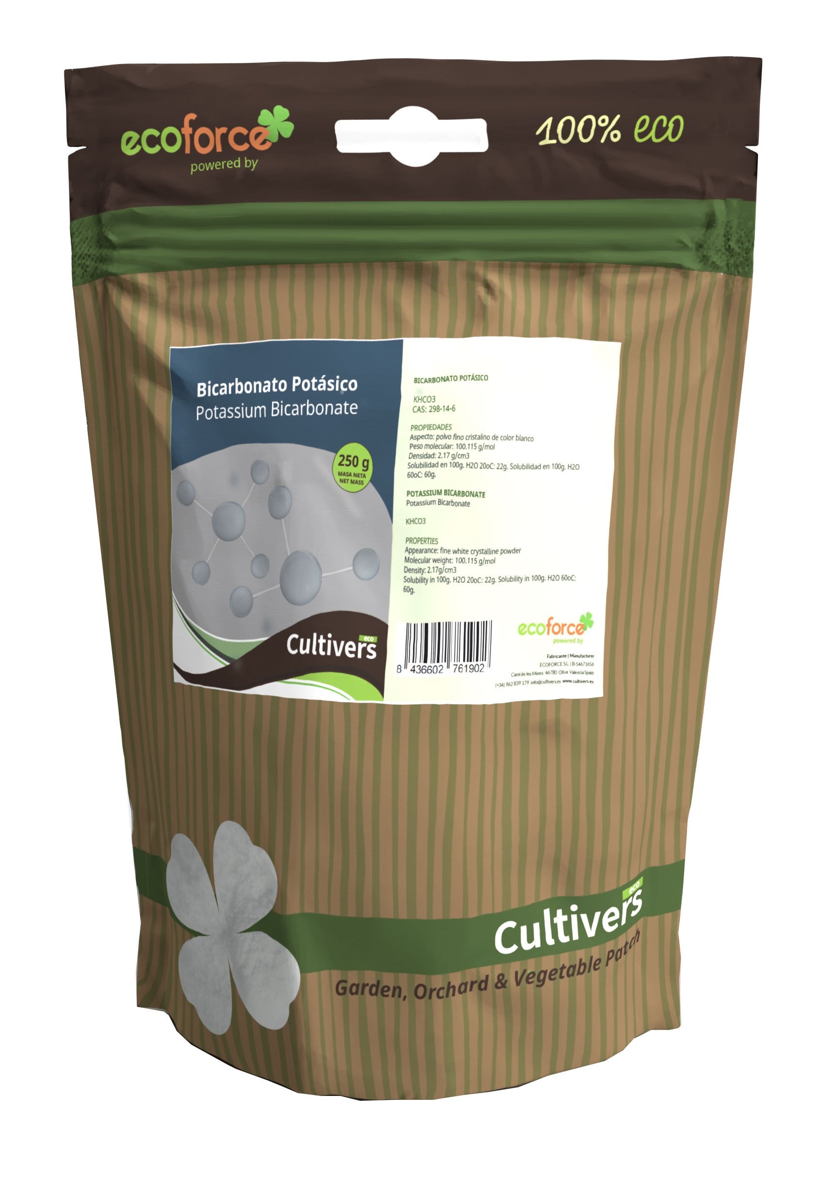 Bicarbonato De Potasio Cultivers 2x1kg_1