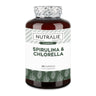 Nutralie Spirulina e Chlorella 1800mg Energia e Força 180 Cápsulas