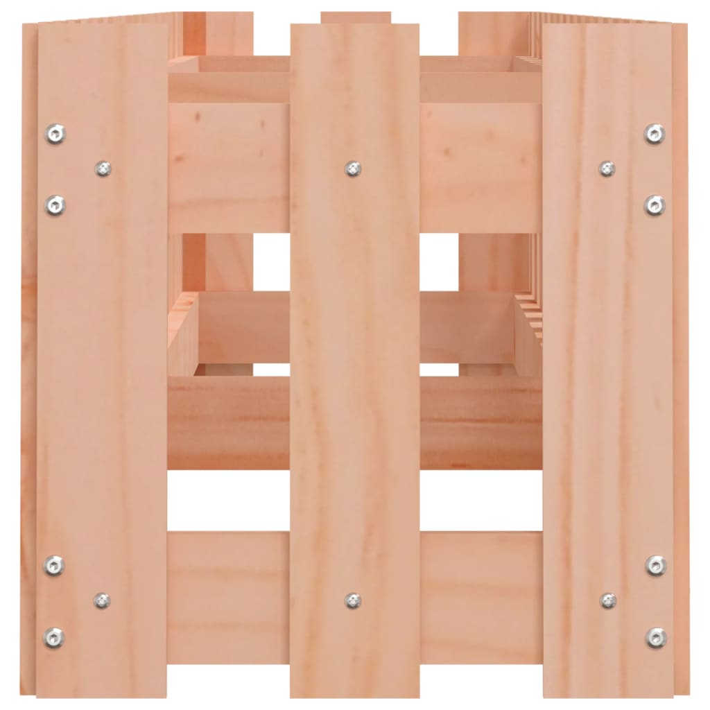 Arriate Elevado Jardín Valla Madera Maciza Douglas 200x30x30 Cm_5