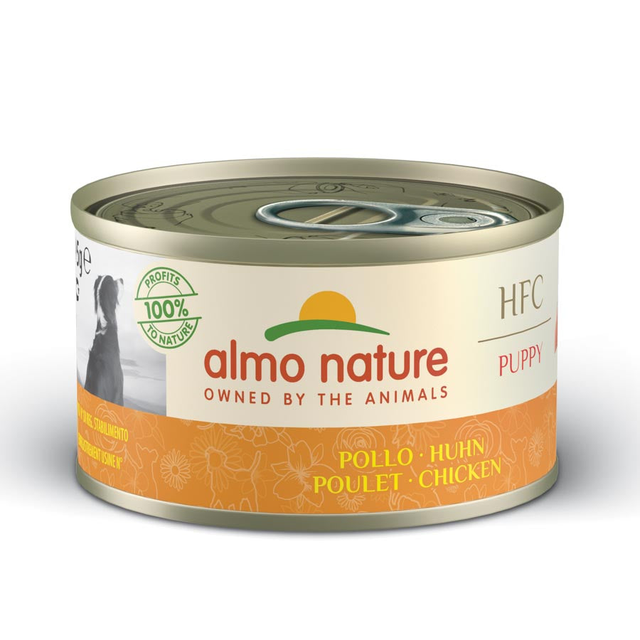24ux95gr Lata De Comida Almo Para Perro Puppy Hfc Con Pollo_0