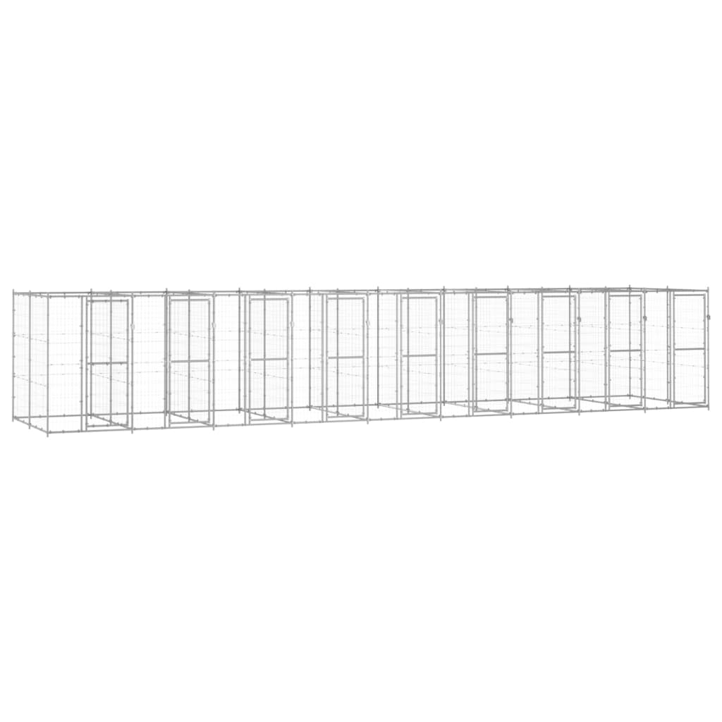 Perrera De Exterior De Acero Galvanizado 21,78 M²_1