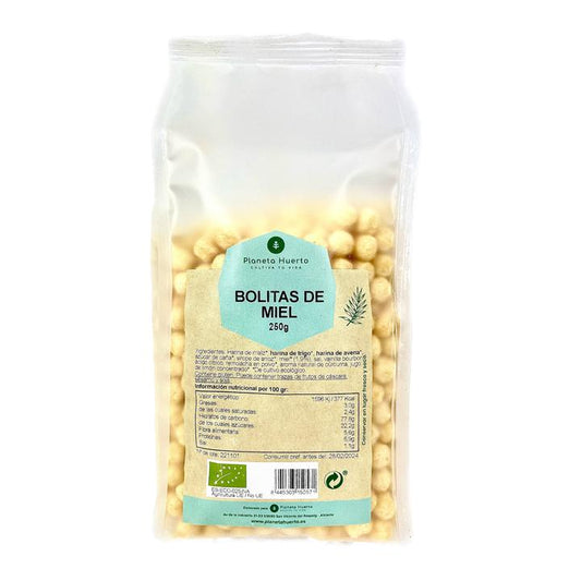 Cereais de pequeno-almoço Honey Balls ECO Planeta Huerto 250 g