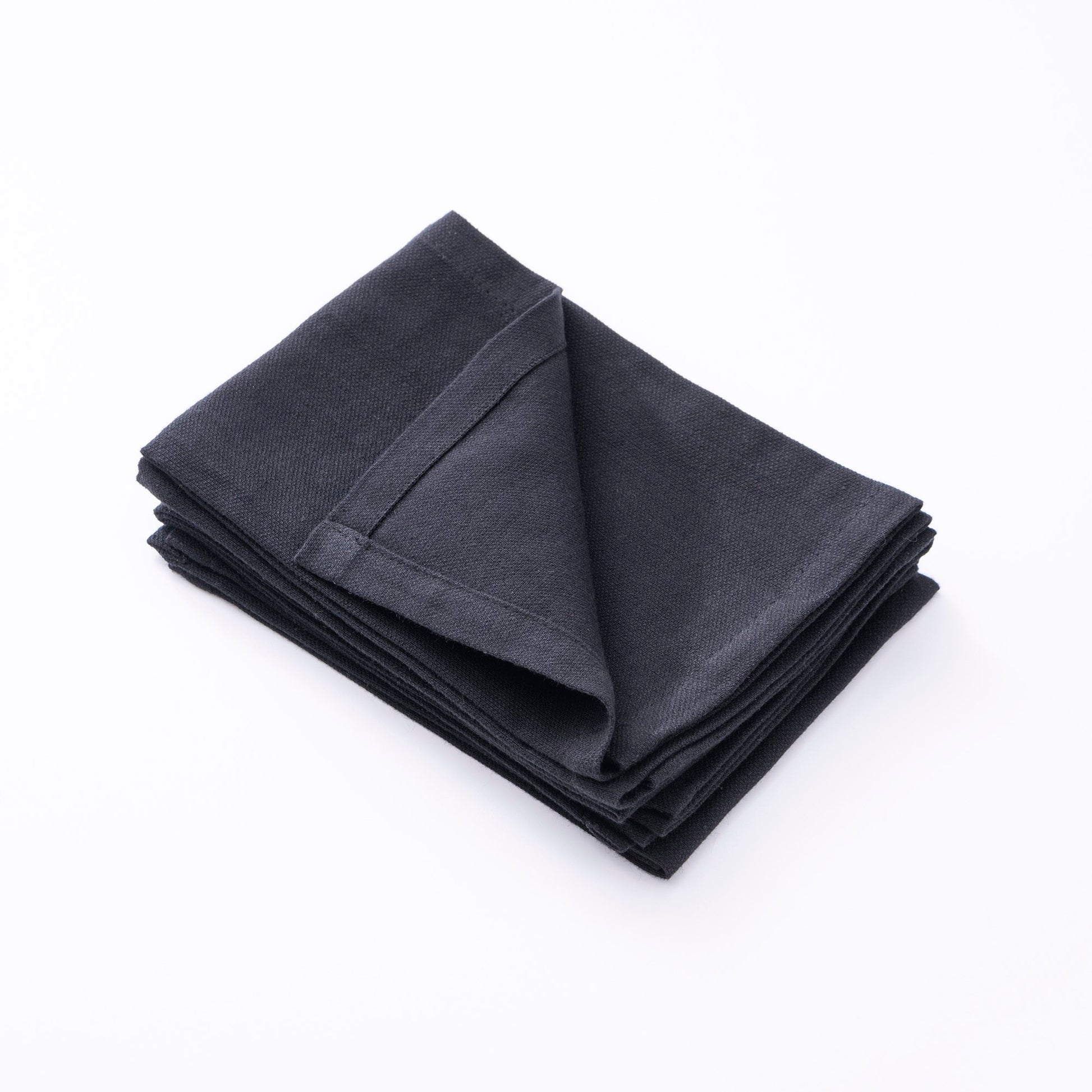 Set 4pzs Servilleta 40x40cm 100% Algodon 190gsm Negros Benetton_1