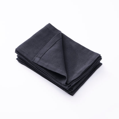 Set 4pzs Servilleta 40x40cm 100% Algodon 190gsm Negros Benetton_1
