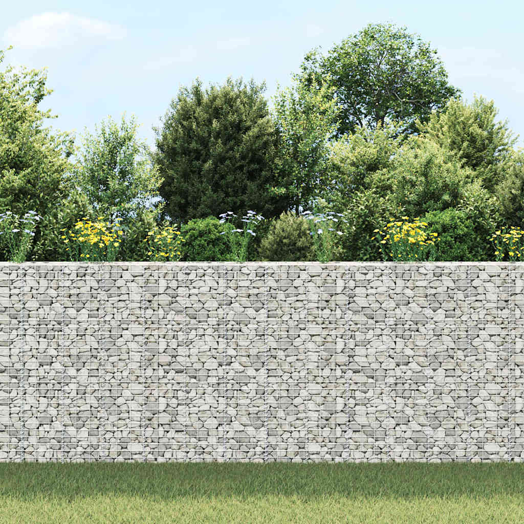Arriates De Gaviones 3 Unidades Hierro 30x30x150 Cm_2