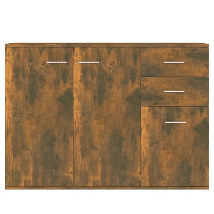 Aparador Madera Contrachapada Roble Ahumado 105x30x75 Cm / Vetonek_1