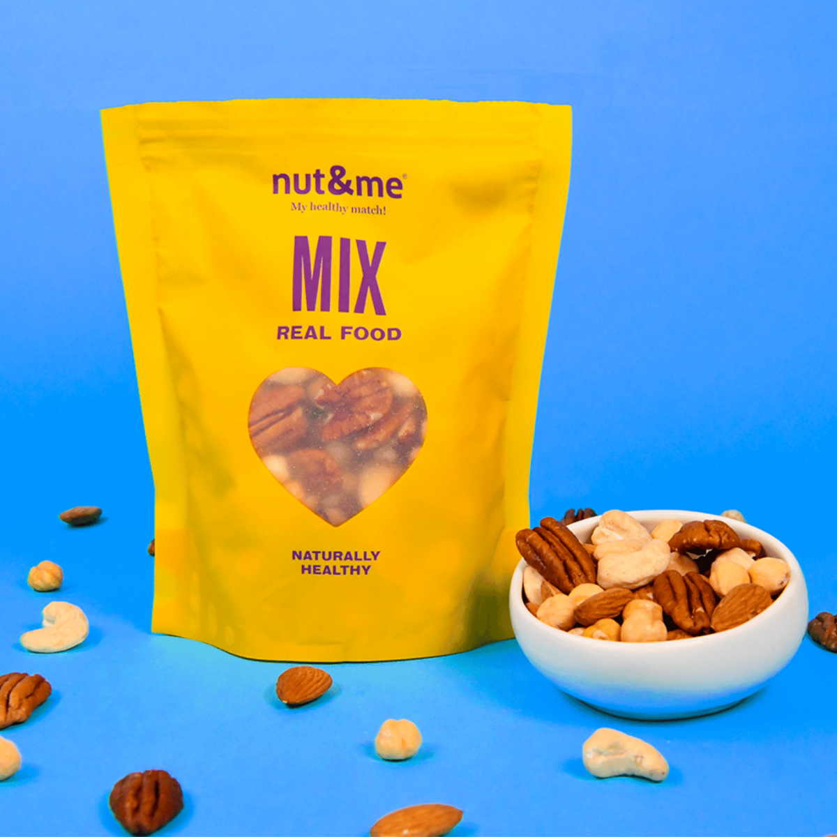 Mistura natural de nozes 150 g Nut&amp;me