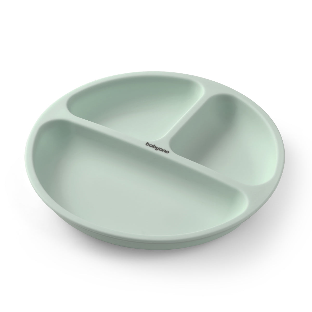 Plato De Silicona Con Compartimentos Y Ventosa Mint_5