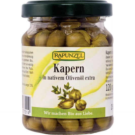 Alcaparras em azeite Rapunzel 120gr