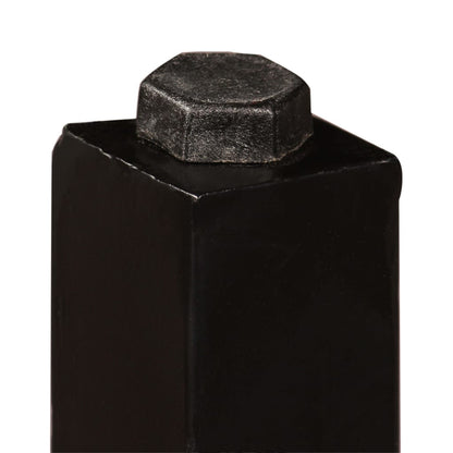 Mesa De Bar De Madera Maciza Reciclada 60x60x107 Cm_3