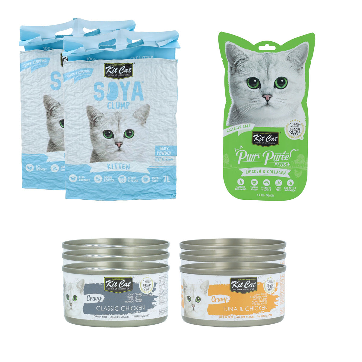 Pack Kit Cat Bienvenido Gatito