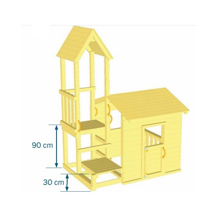 Parque Infantil Masgames Lookout M Con Columpio Doble._2