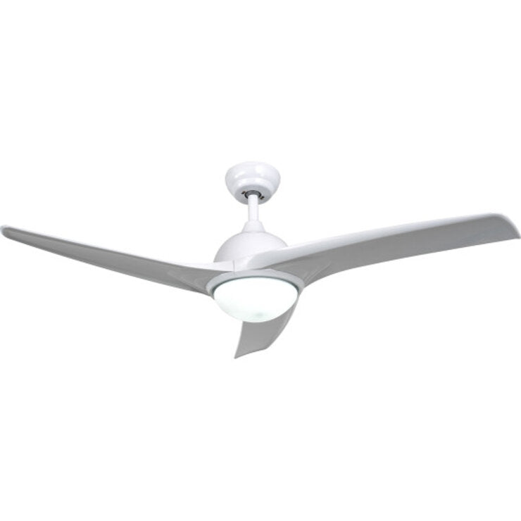 Ventilador De Techo Blanco Bianca Con Luz Led Y Mando Ø 107 Cm_0