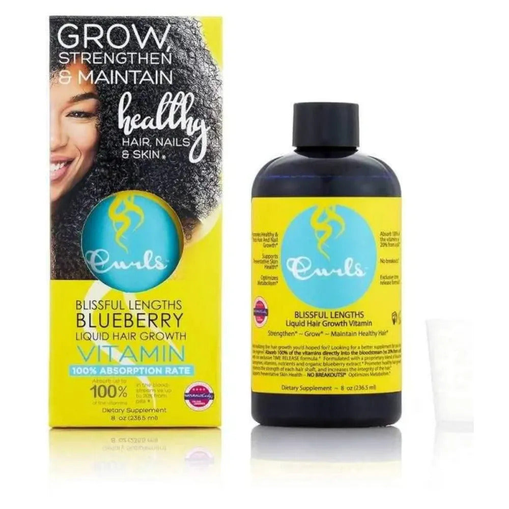 Curls Blueberry Blissful Lengths Liquid Hair Growth Vitamin 236ml_0