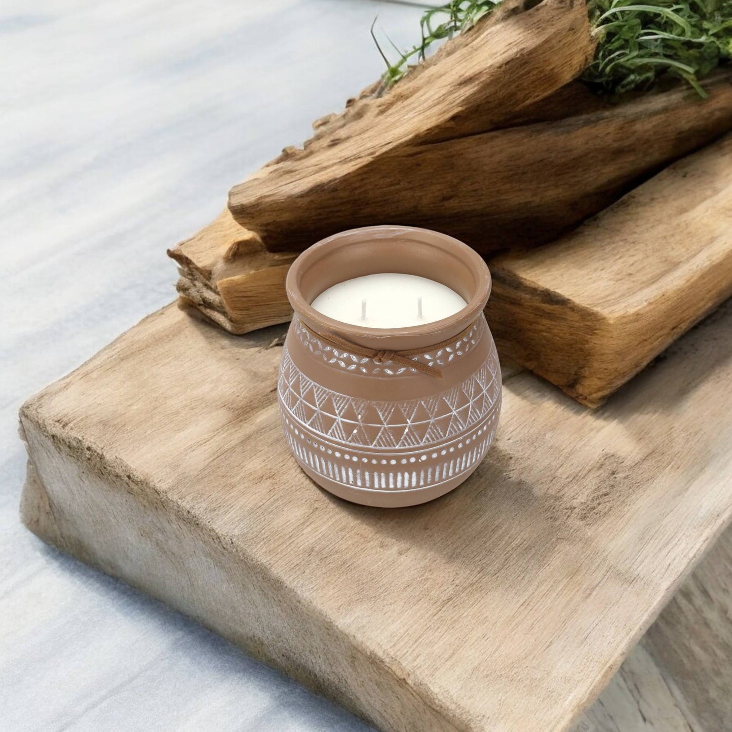 Well Home - Pack 6 Velas Aromática Envase De Cemento_3