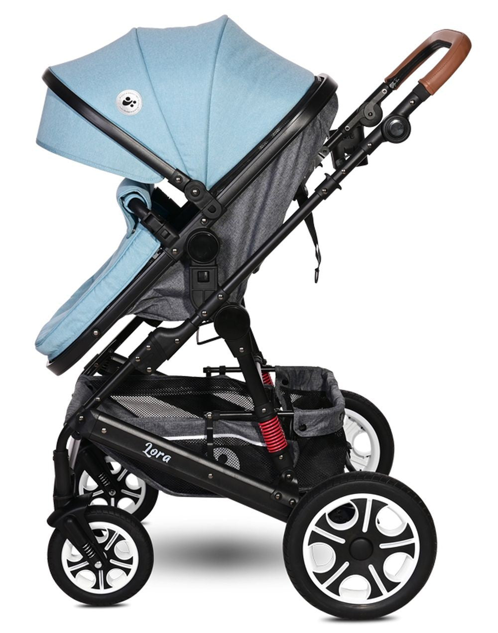 Carro De Bebé Tres Piezas Convertible Lora Hasta 15 Kg Sky Blue_3