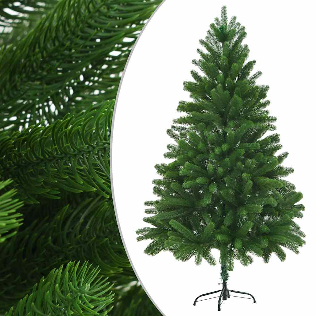 Vidaxl Árbol De Navidad Artificial Hojas Realistas Verde 210 Cm_0