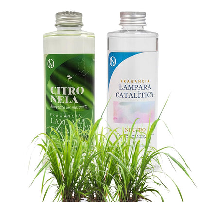 Pack Ahorro 2x Fragancia Lámpara Catalítica: 1 Aroma Citronela 500ml + Limpiador Neutro 200ml_0