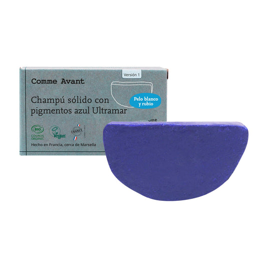Champú Sólido Con Pigmentos Azul Ultramar (para Cabello Rubio Y Blanco)_0