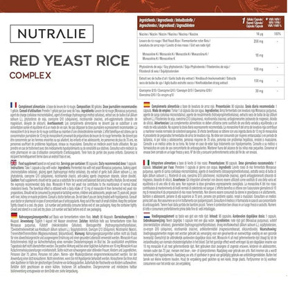 Nutralie Arroz Vermelho Fermentado com 2,9mg de Monacolina e Q10 90 Cápsulas