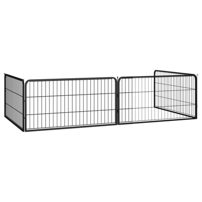 Corral Para Perros 4 Paneles Acero Con Recubrimiento En Polvo_2