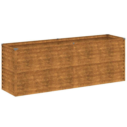 Jardinera Elevada 196x50x69 Cm Acero Corten_0