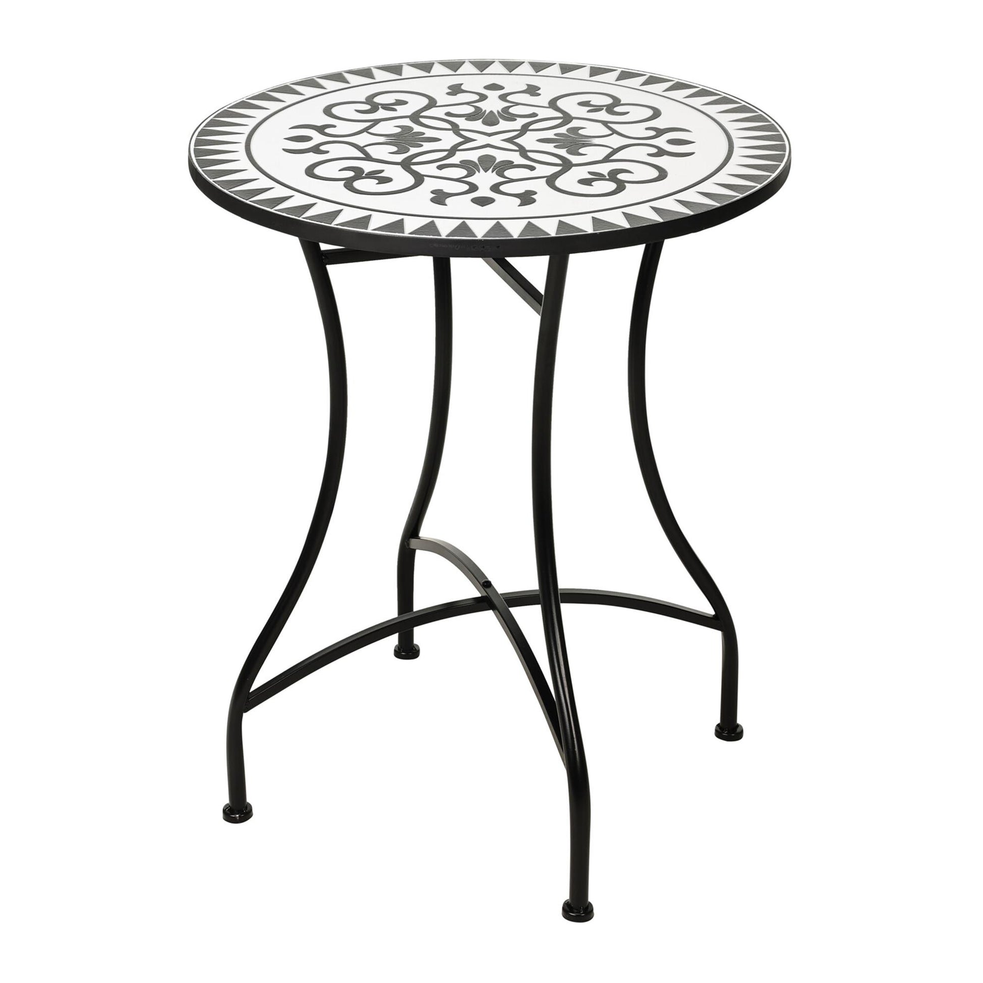 Well Home Mesa Bistro De Diseño Mosaico Ø60x71cm_0
