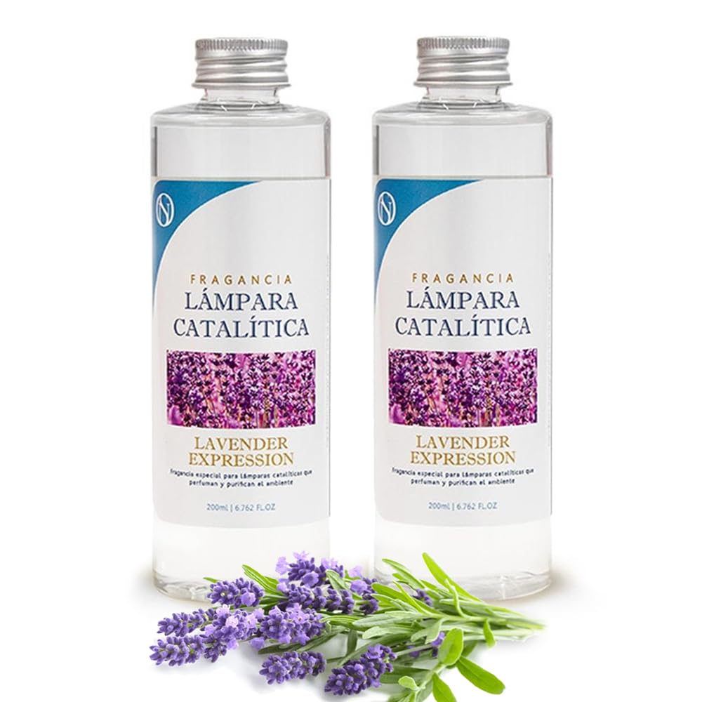 Pack Ahorro 2x Fragancia Lámpara Catalítica 500ml: Aroma Lavender Expression - Disfruta De Tu Aroma Favorito Más Tiempo_0