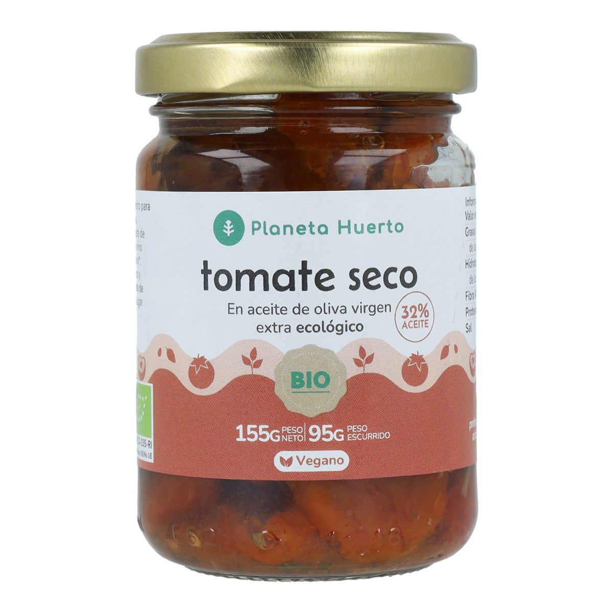 Tomate seco em azeite virgem extra ECO Planeta Huerto 155 g