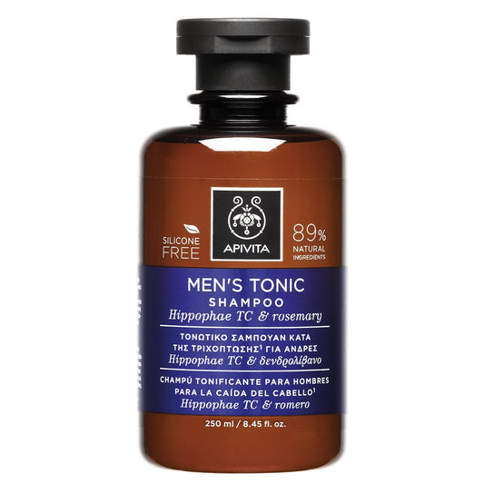 Apivita Champô tonificante para homem para queda de cabelo e cabelos enfraquecidos 250 ml