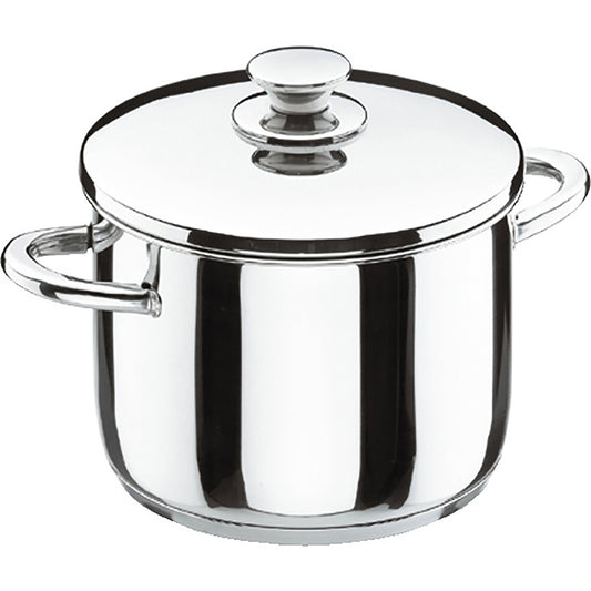 Olla Vitrocor De Acero Inoxidable Con Tapa - 18 Cm_0