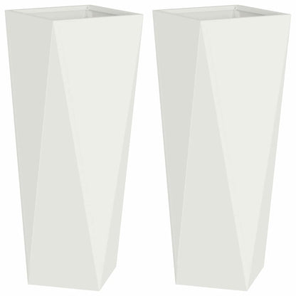 Jardinera 2 Pcs 30 X 30 X 75 Cm Acero_0