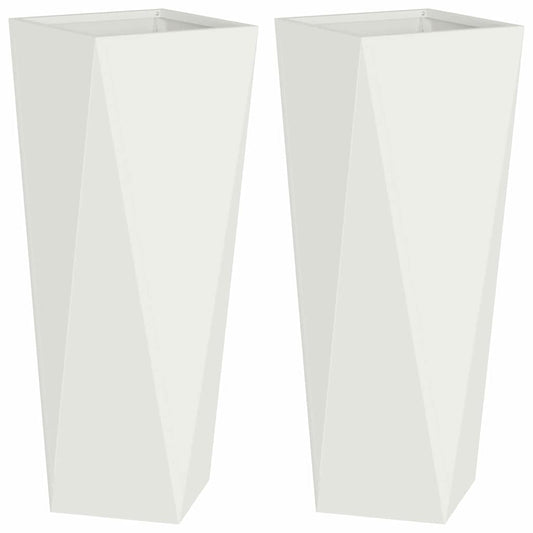 Jardinera 2 Pcs 30 X 30 X 75 Cm Acero_0