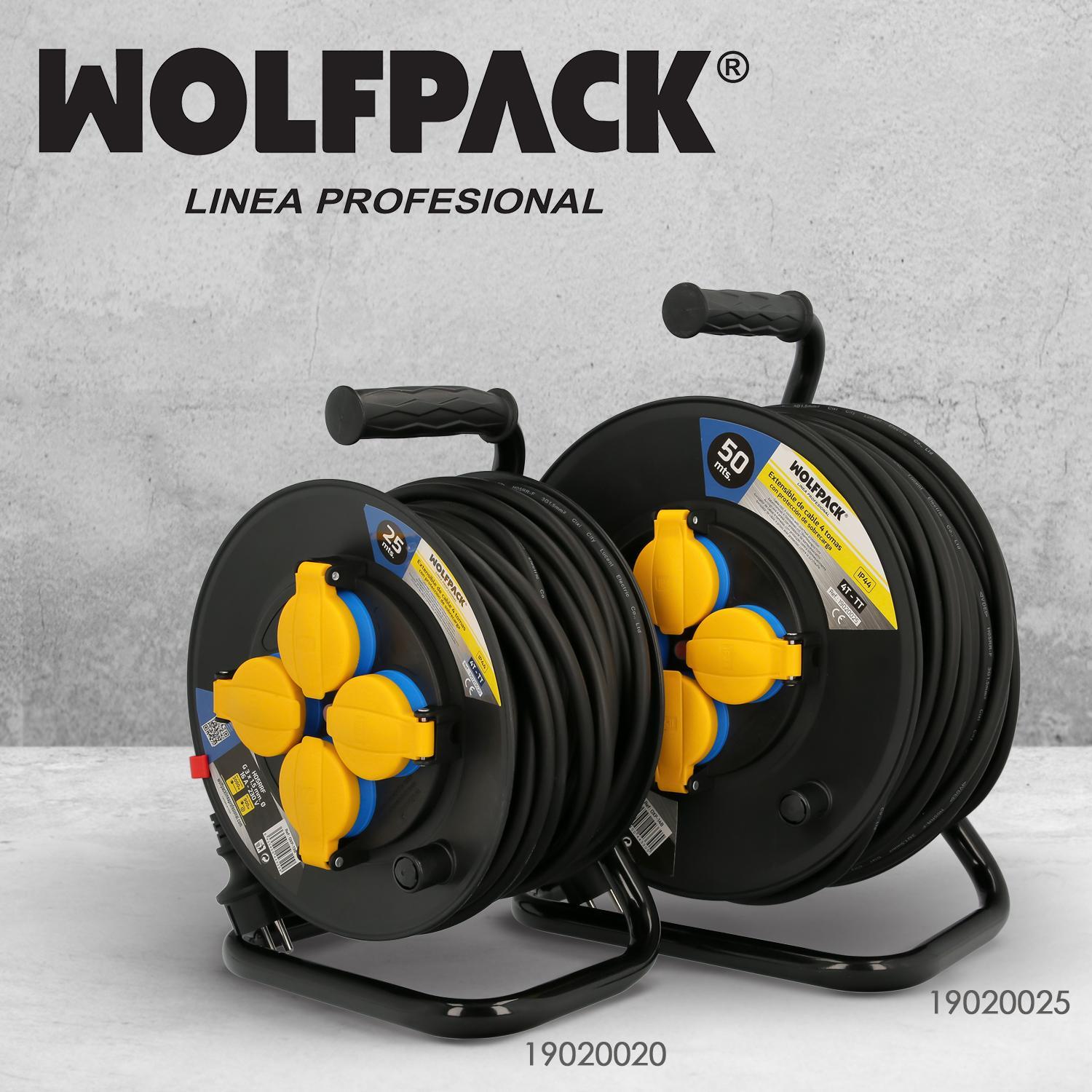 Extensible Industrial 50 Metros Protección Ip44 Con Tapas, Extensible Electrico, Enrollacables, Alaragadera, Cable Extensible_3