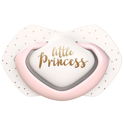 Pack de chupetas de silicone rosa Royal Baby da Canpol Babies (2 unidades)