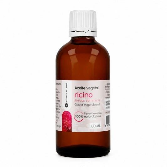 Óleo de Rícino Biológico Prensado a Frio Planeta Huerto 100 ml