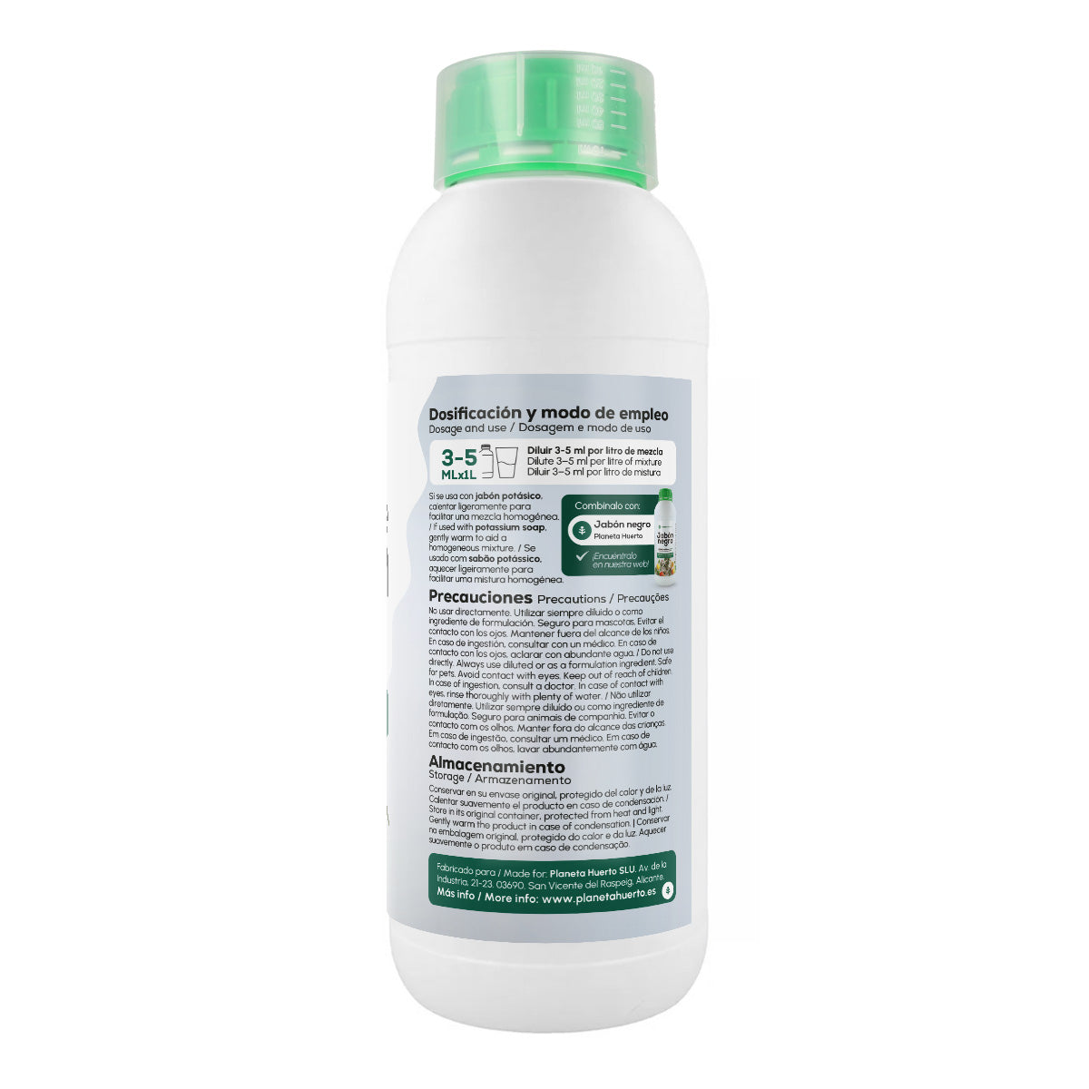 Aceite de Neem 100% Puro y Natural Planeta Huerto 1L