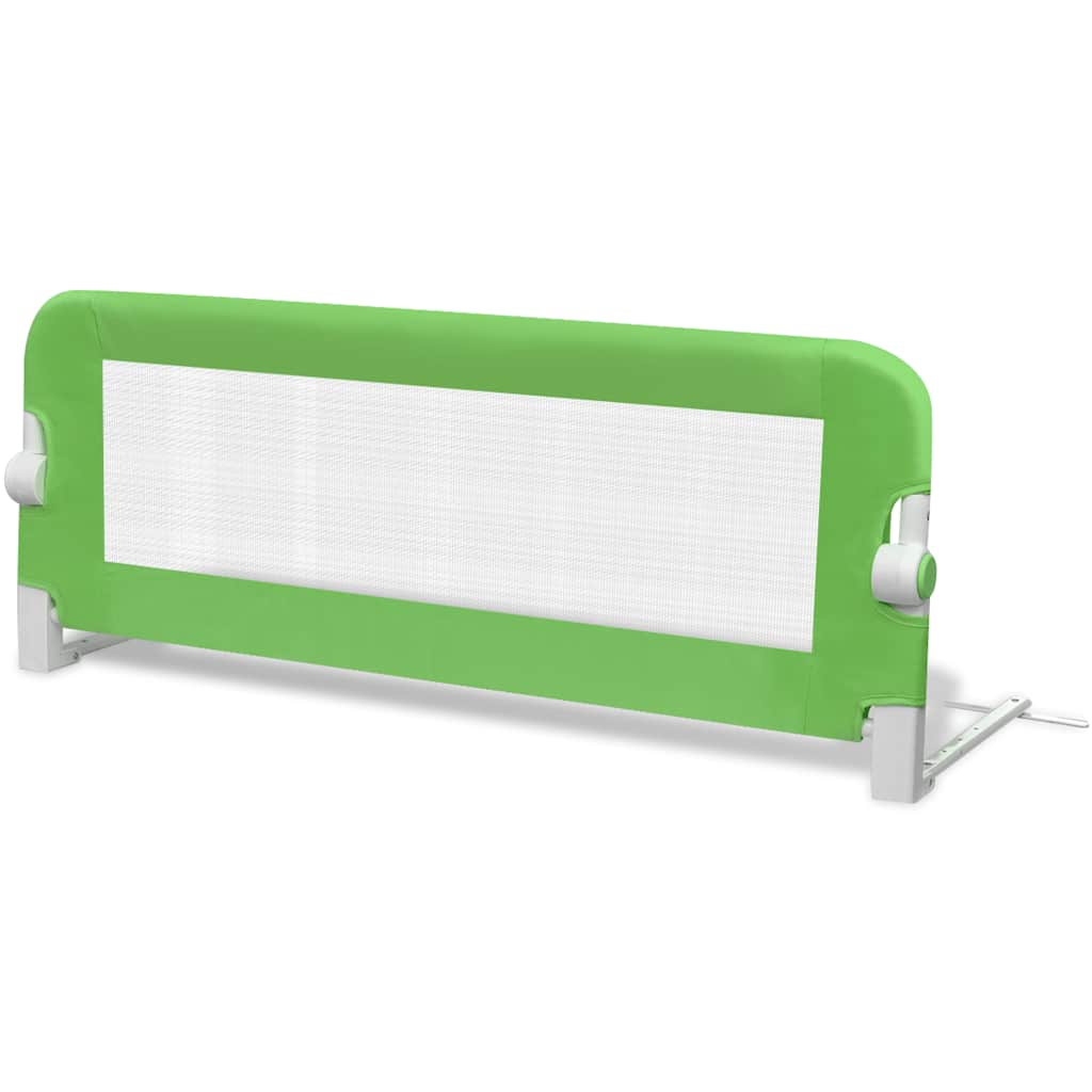 Barandilla De Seguridad Cama De Niño 2 Uds Verde 102x42 Cm_2