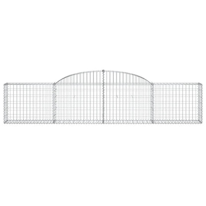 Cestas De Gaviones 20 Uds Forma De Arco Hierro 300x30x60/80 Cm_3