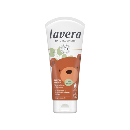 Lavera Gel de Banho e Champô para Bebé e Criança 200 ml