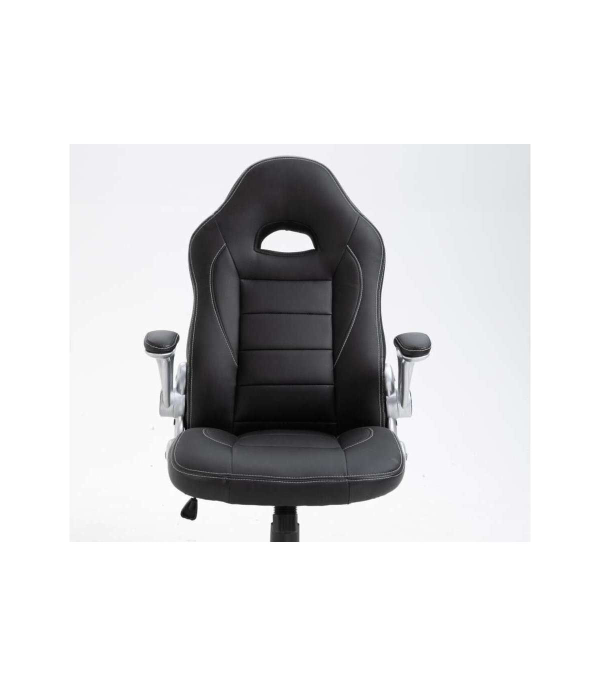 Silla De Escritorio Victoria En Negro. Alto: 112-120, Ancho: 70, Fondo: 51_5