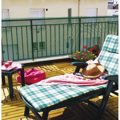 Tela Cuadranet 1x5m 5x5 mm Nortene Castanho