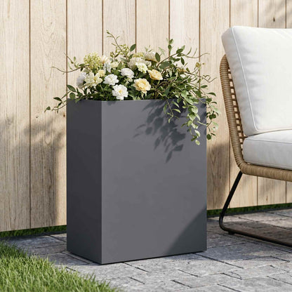 Macetero De Jardín Gris Antracita 40 X 20 X 40 Cm_1