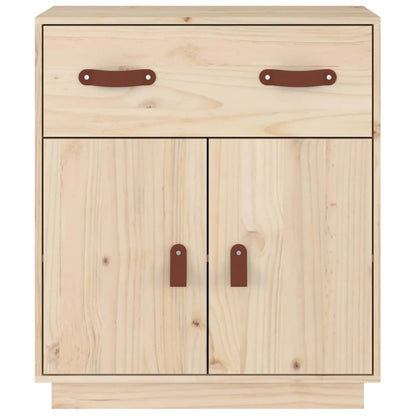 Aparador De Madera Maciza De Pino 65,5x40x75 Cm / Vetonek_0