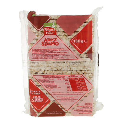 Bolinhos de Arroz com Sésamo La Finestra Sul Cielo 130 g