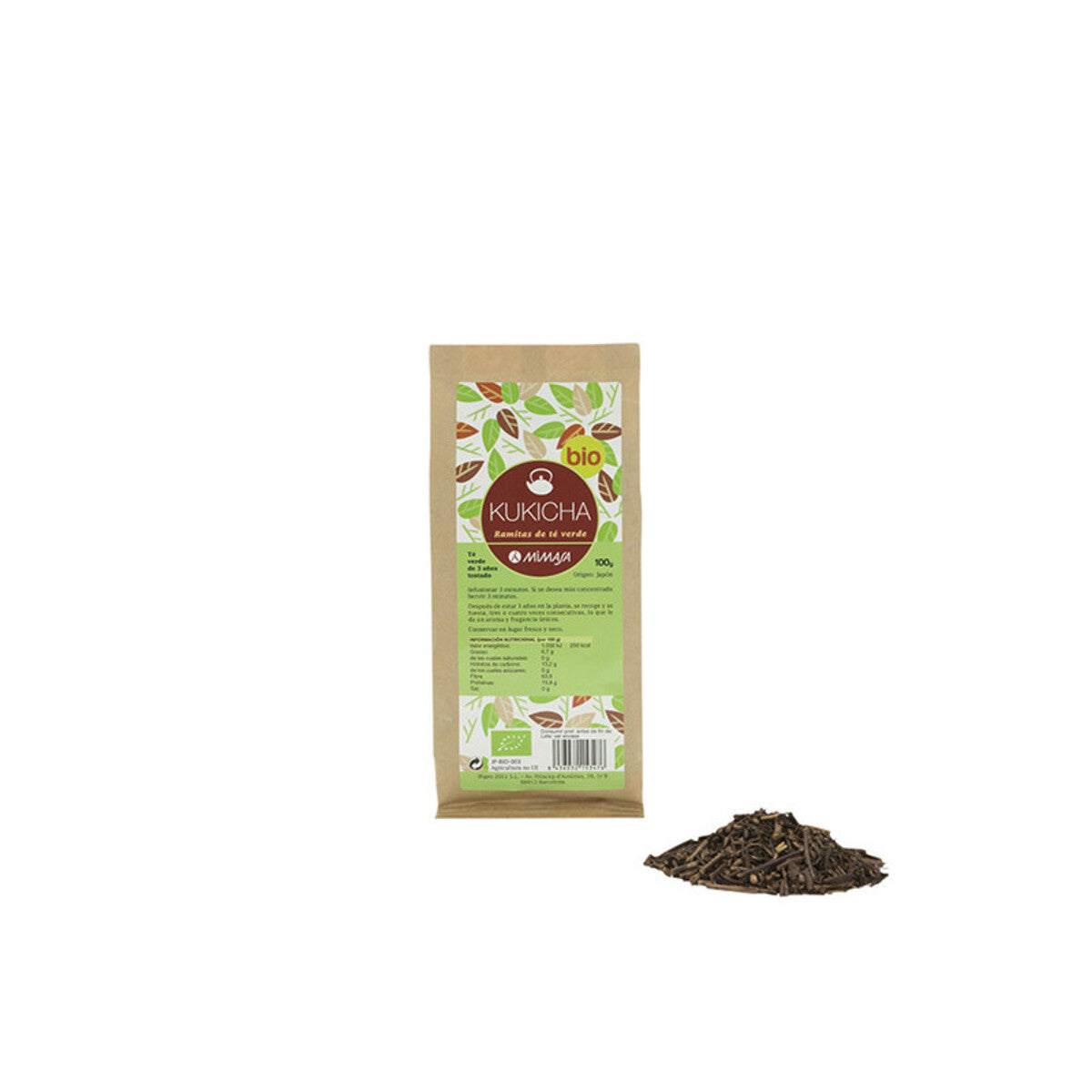 Chá Kukicha Biológico MIMASA 100 g