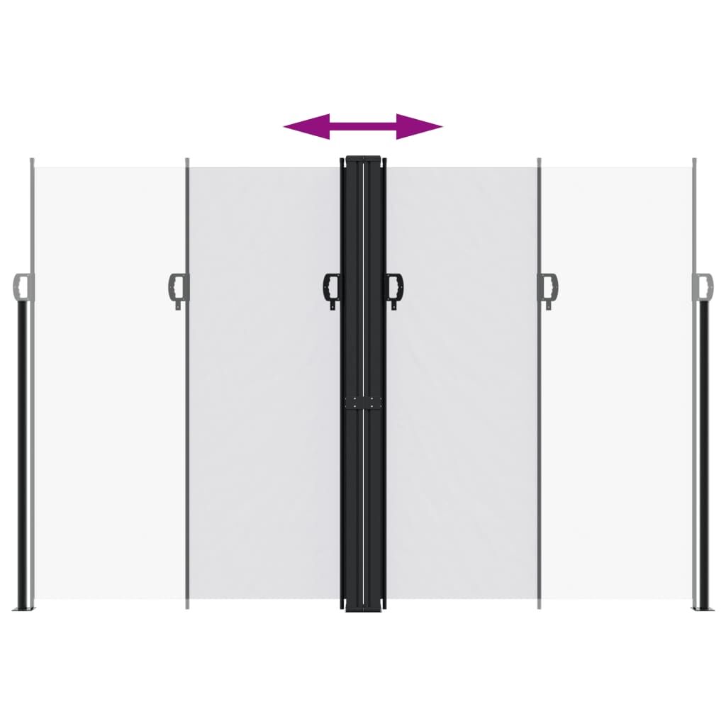 Vidaxl Toldo Lateral Retráctil Blanco 220x600 Cm_4