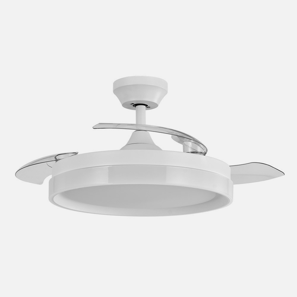 Ventilador Dc Zenit Blanco 72w 3aspas Desplegables 107d 7200lm 6vel 3000k,4500k,6000k Remoto+temporizador+memoria_2